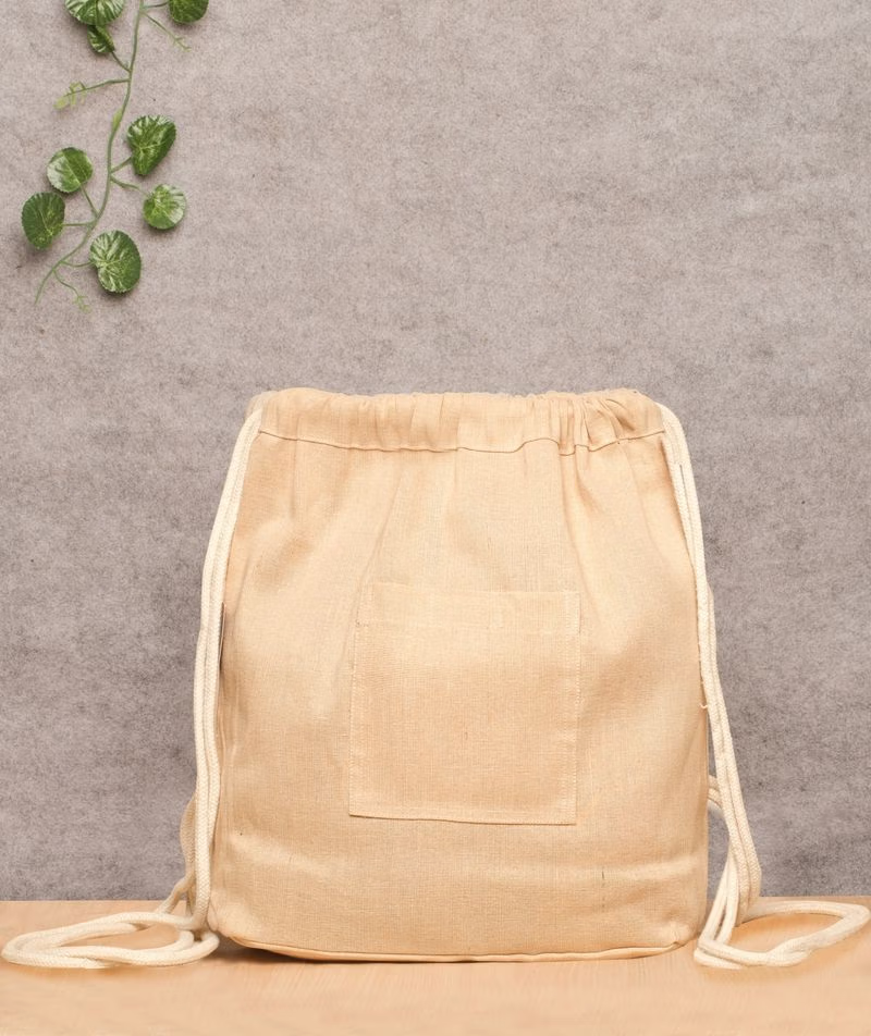 Ladies Backpack in Jute