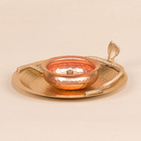 Hammered Lamp With Snake