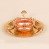 Hammered Lamp With Snake