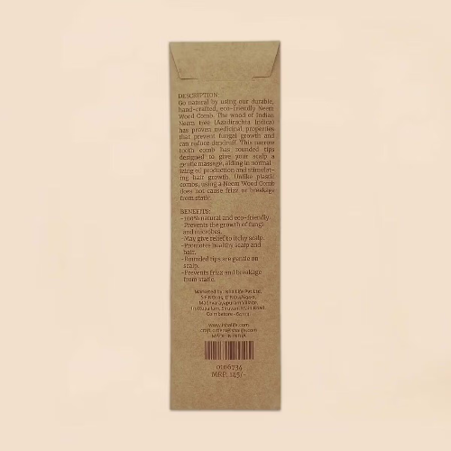 Handmade Neem Wood Comb No.73
