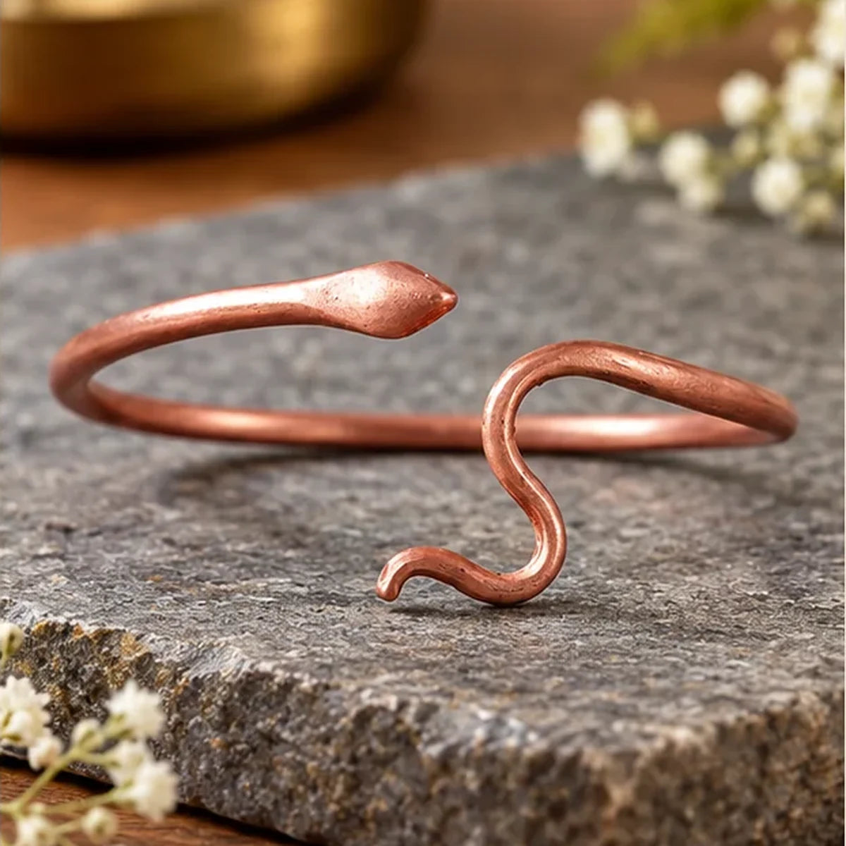 Sarpa Adjustable Copper Cuff
