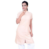 Ladies AUM Kurta Light Beige -Cotton
