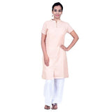 Ladies AUM Kurta Light Beige -Cotton