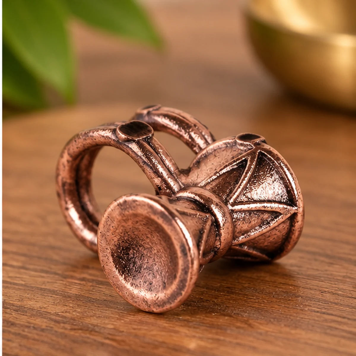 Unisex Damru Ear Cuff - Copper