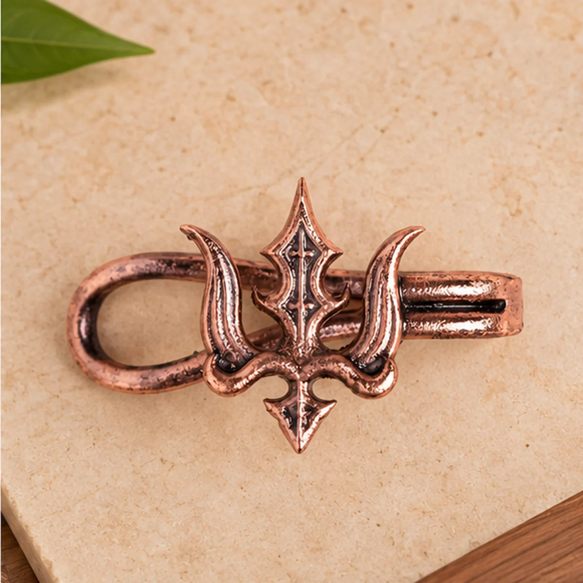 Unisex Trishul Ear Cuff - Copper