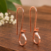 Sacred Sarpa Drop Earrings - Copper