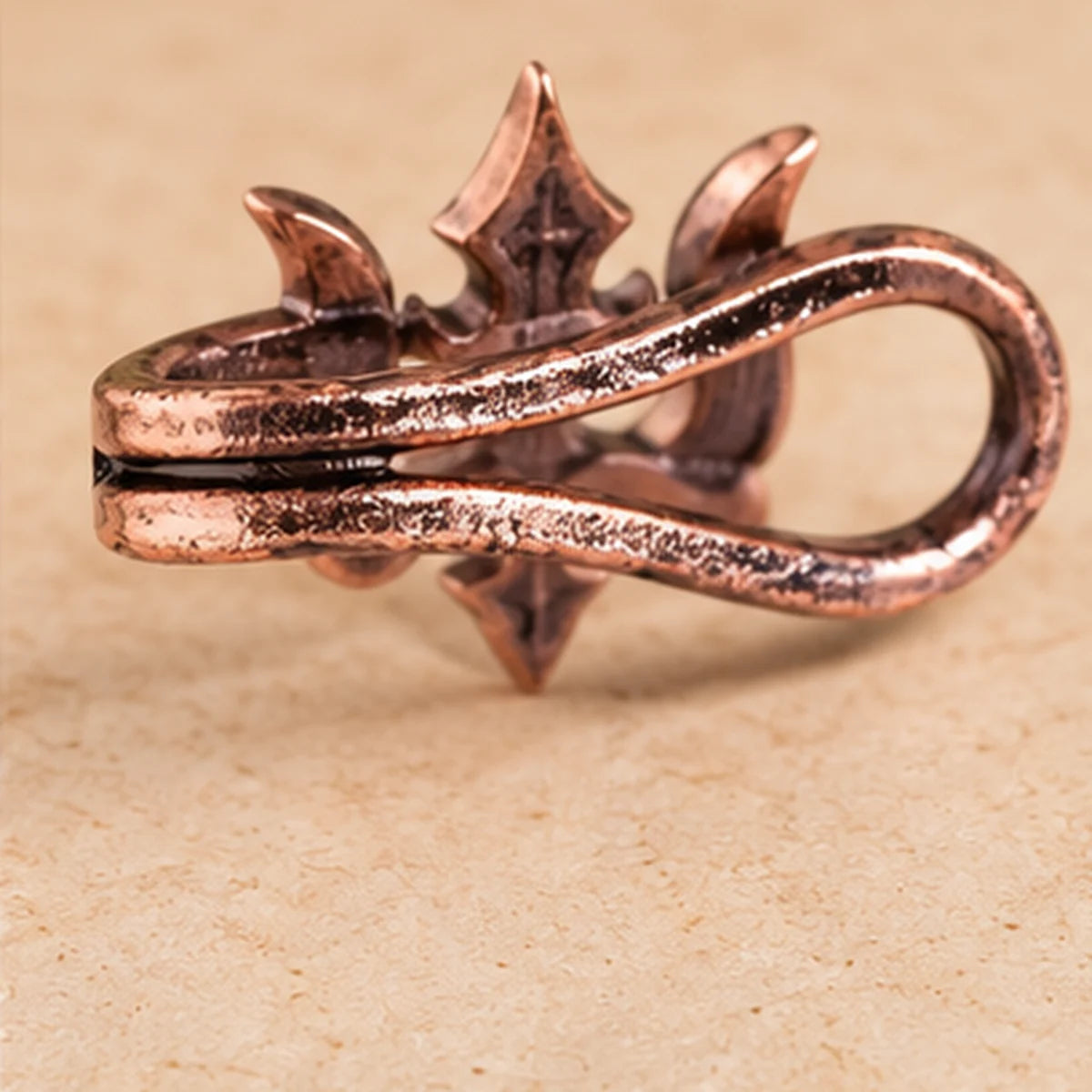 Unisex Trishul Ear Cuff - Copper