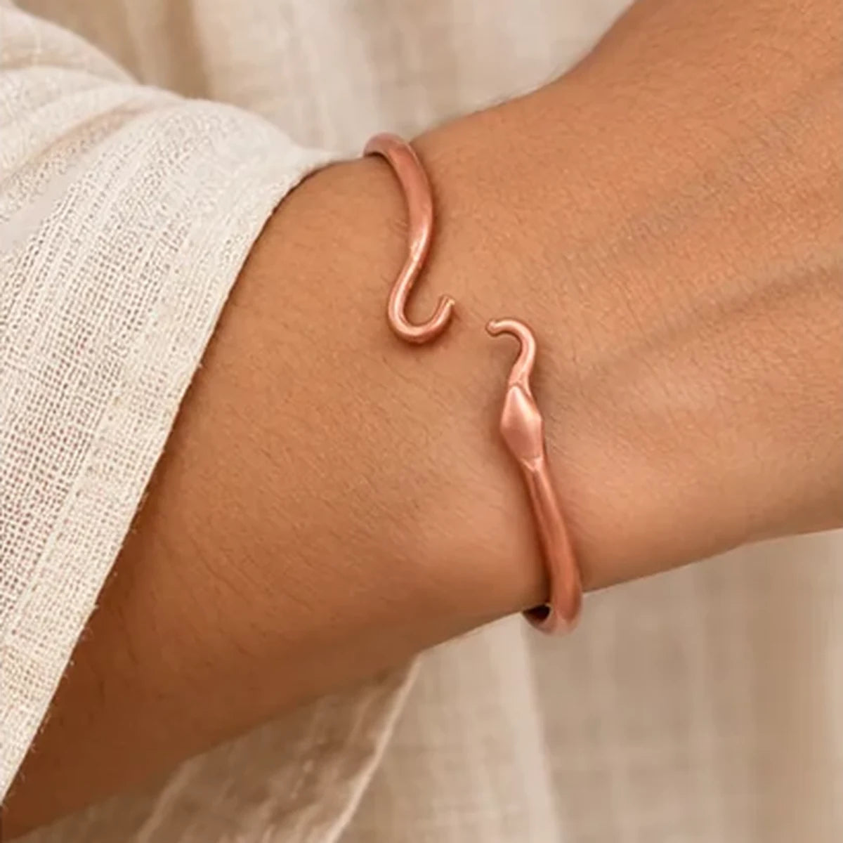 Sarpa Adjustable Copper Cuff