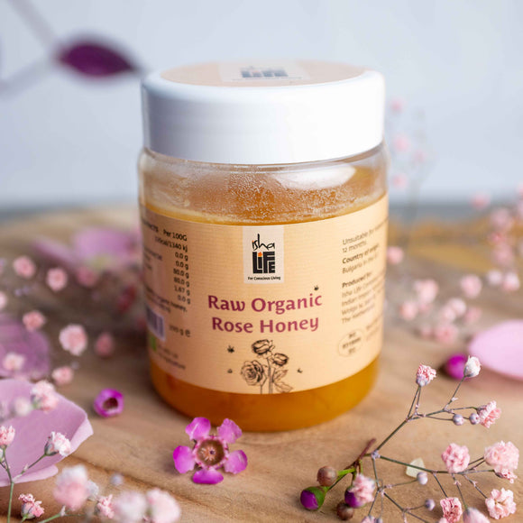 Isha Raw Organic Rose Honey