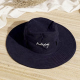 100 % Cotton Adiyogi Sun Hat - Navy Blue