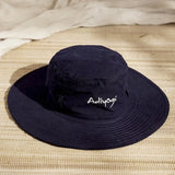 100 % Cotton Adiyogi Sun Hat - Navy Blue