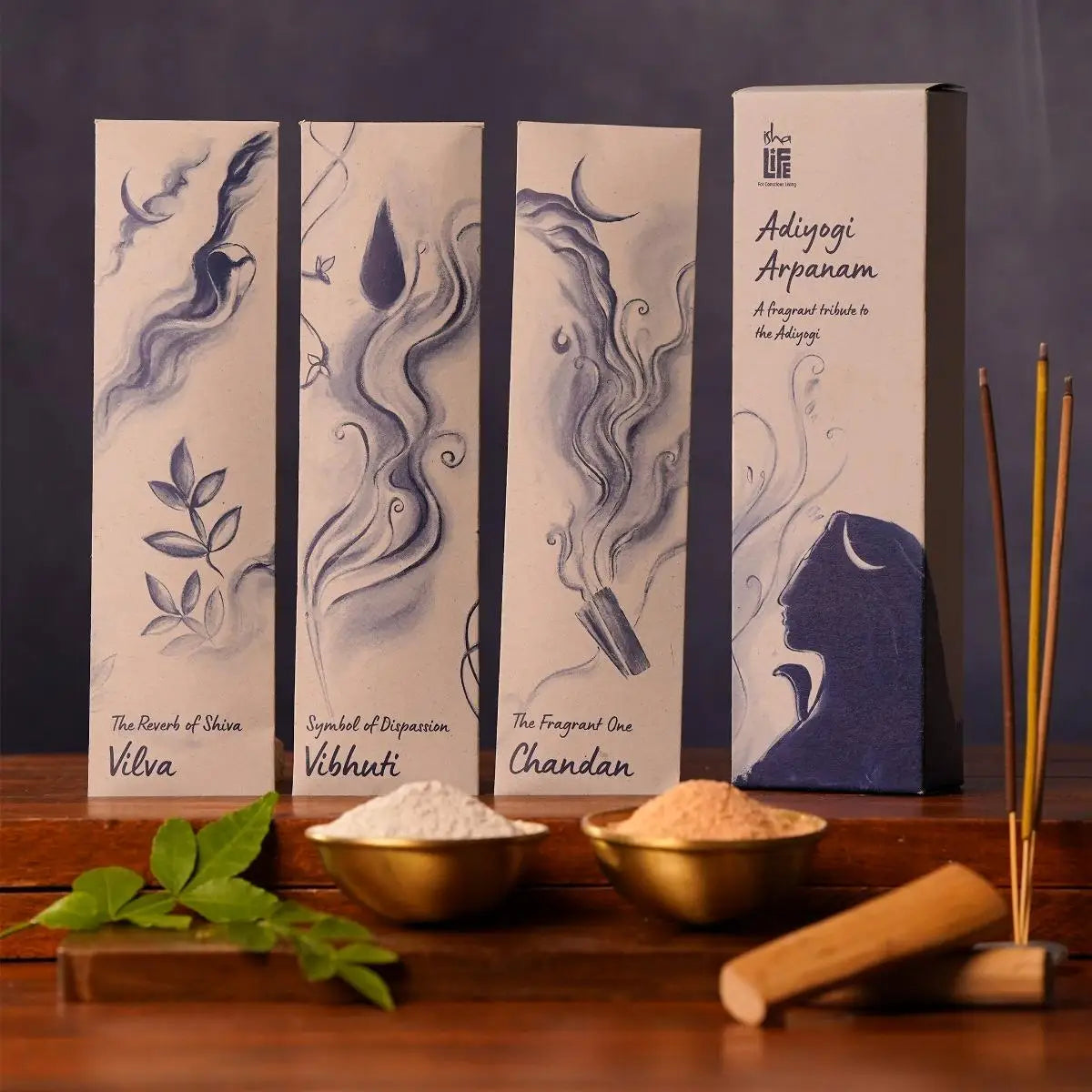 Adiyogi Arpanam Incense Set of 3
