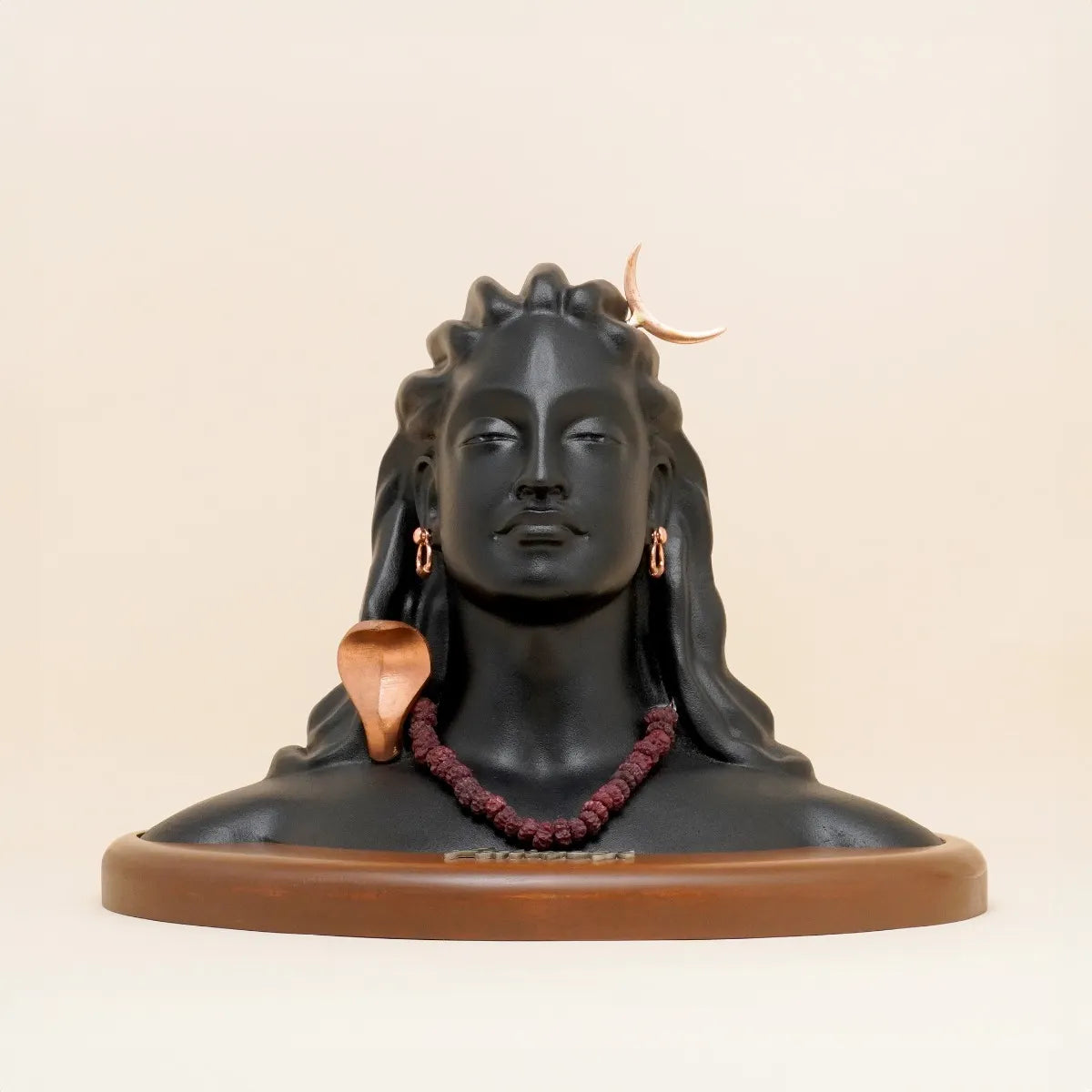 Adiyogi Statue with consecrated linga, 6 inch in height