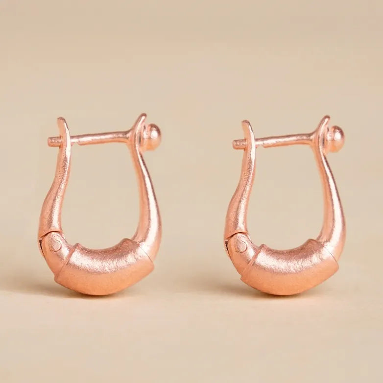 Adiyogi Copper Earring