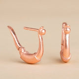 Adiyogi Copper Earring