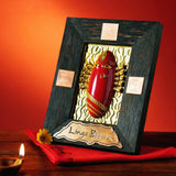 Brass linga Bhairavi panel Red (KumKum)