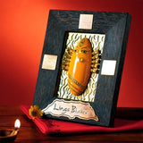Brass linga Bhairavi panel Yellow (Turmeric)