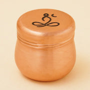 Copper Vibhuti Storage Pot (Large) - Sadhaka