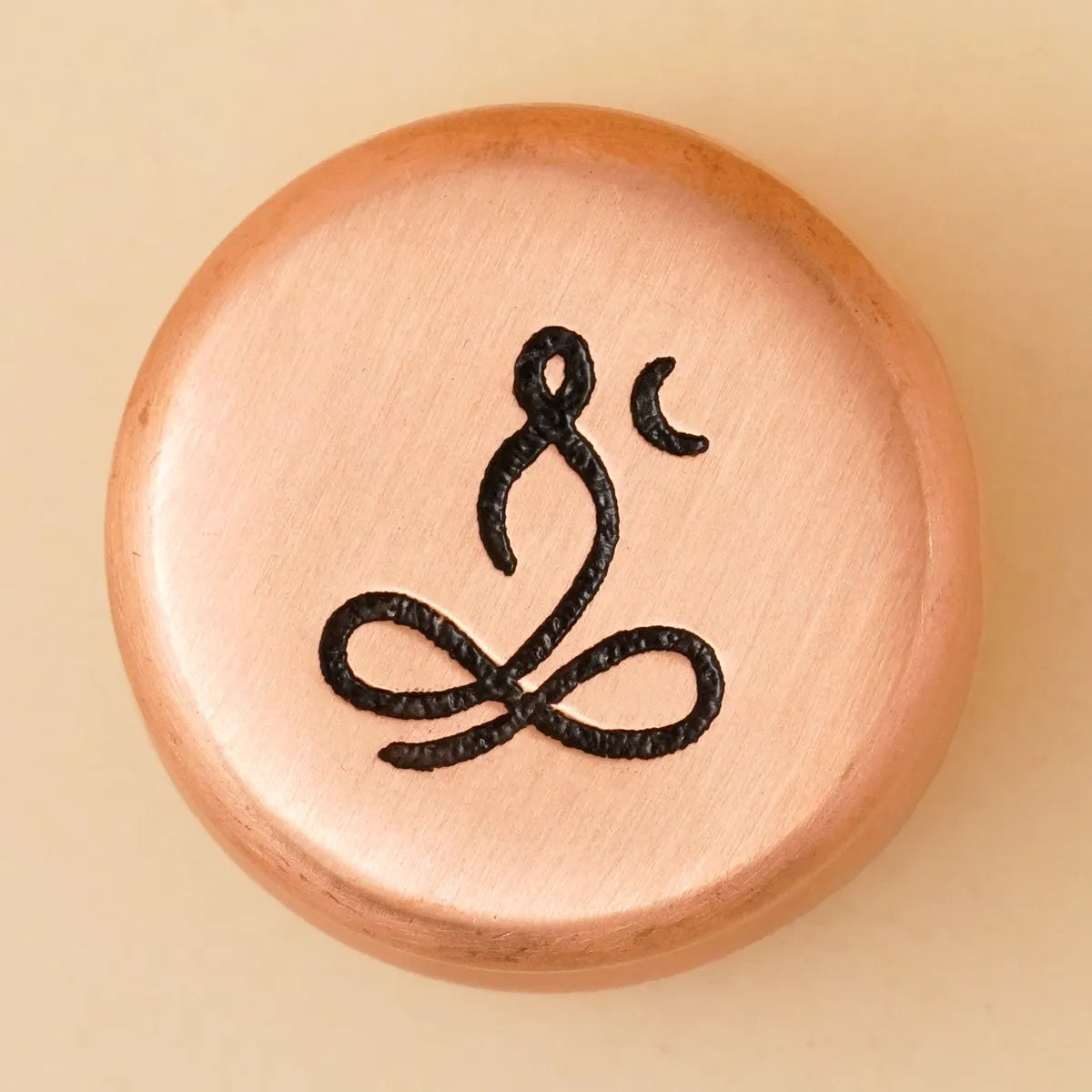 Copper Vibhuti Storage Pot (Large) - Sadhaka