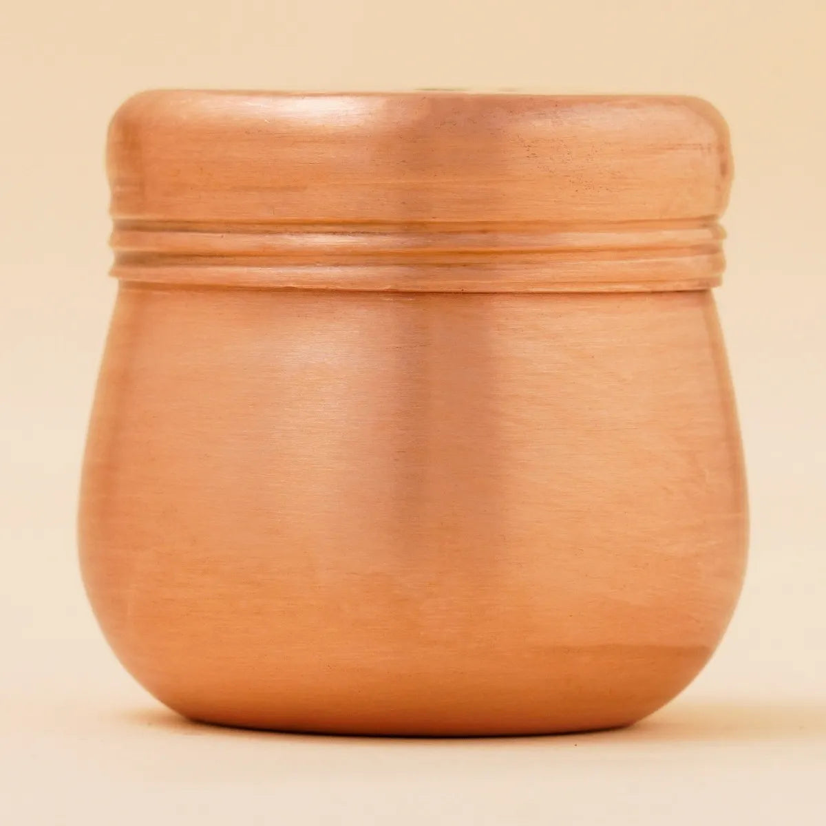 Copper Vibhuti Storage Pot (Large) - Sadhaka