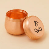 Copper Vibhuti Box (Large) - Sadhaka