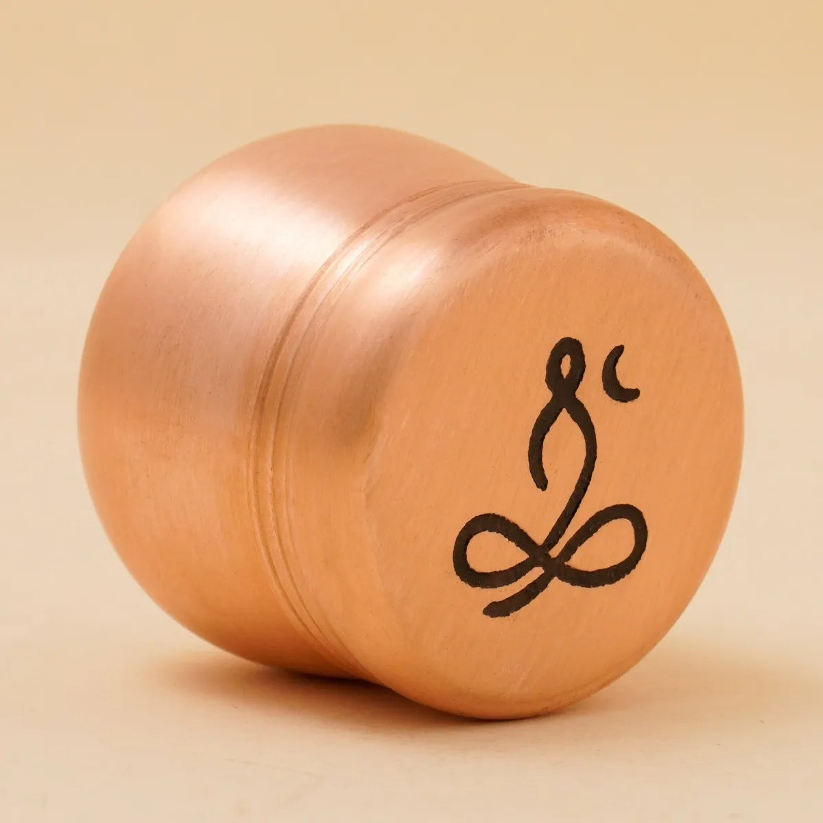 Copper Vibhuti Storage Pot (Large) - Sadhaka