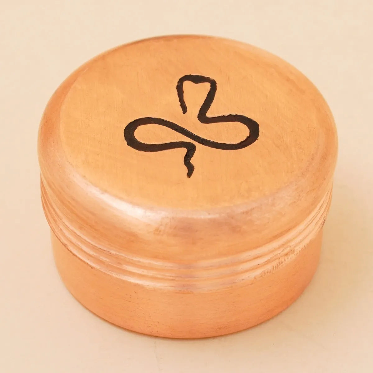 Copper Vibhuti Storage Pot (Small) - Naga