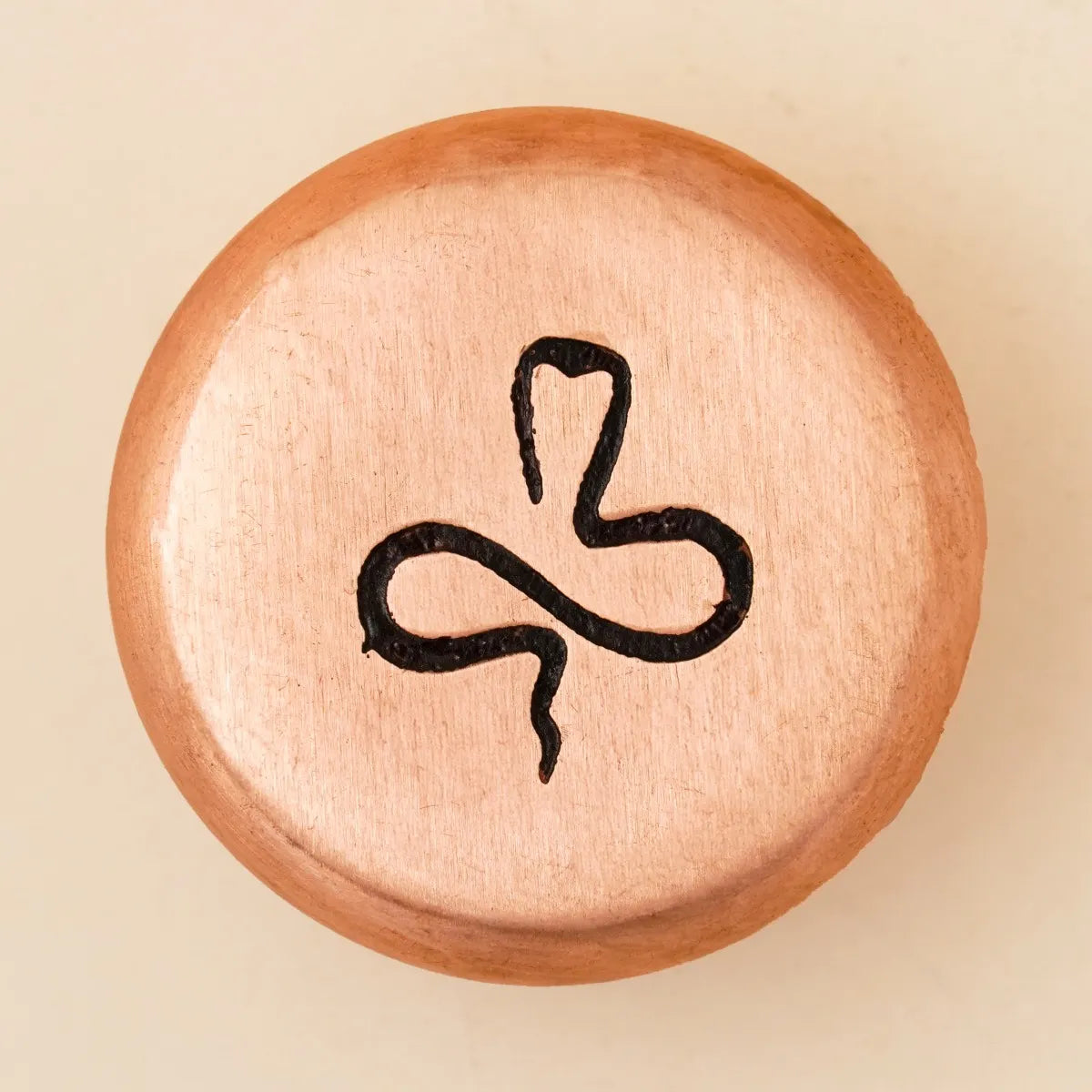 Copper Vibhuti Storage Pot (Small) - Naga