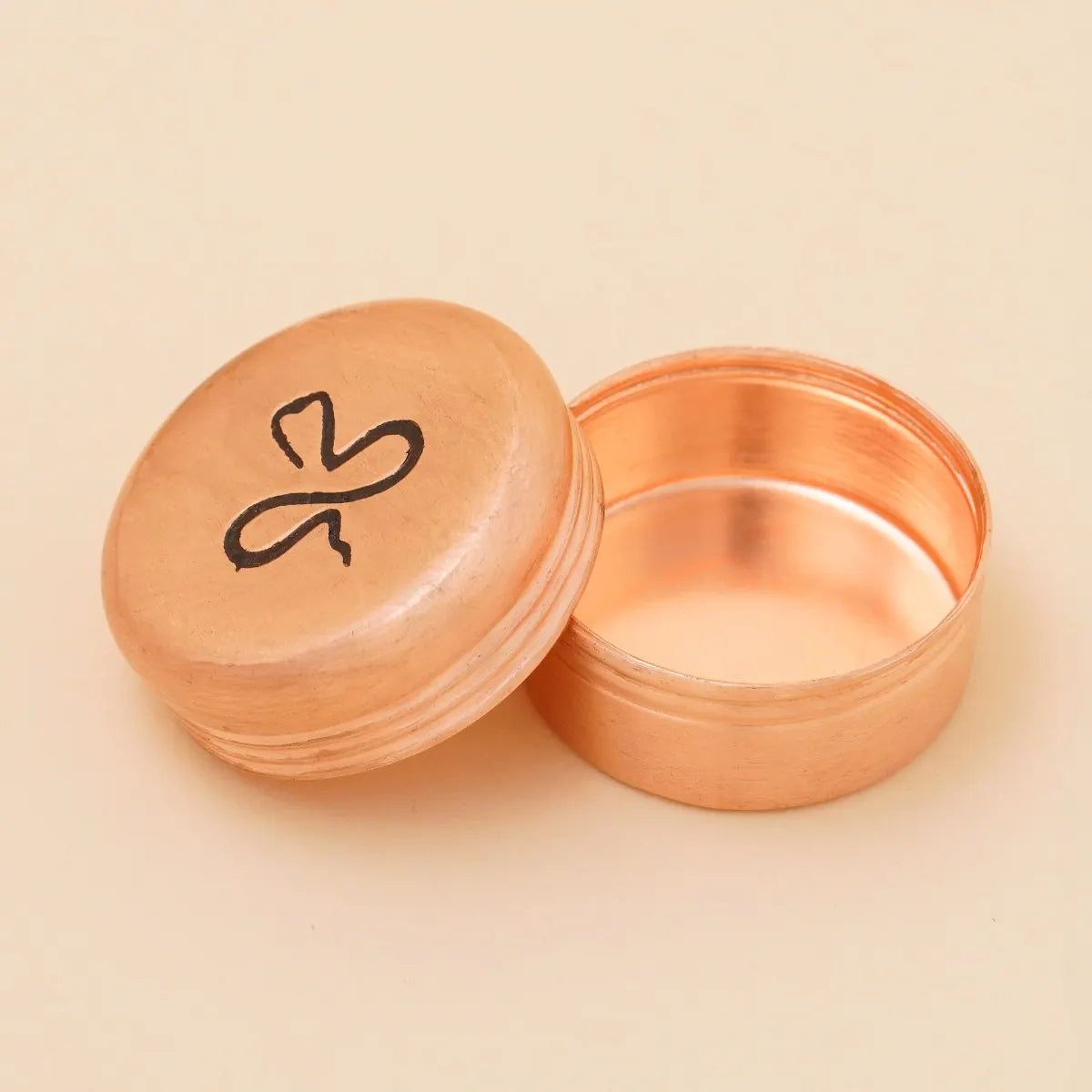Copper Vibhuti Storage Pot (Small) - Naga