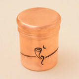 Copper Vibhuti Box (Tall) - Naga