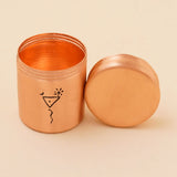 Copper Vibhuti Box (Tall) - Trigun