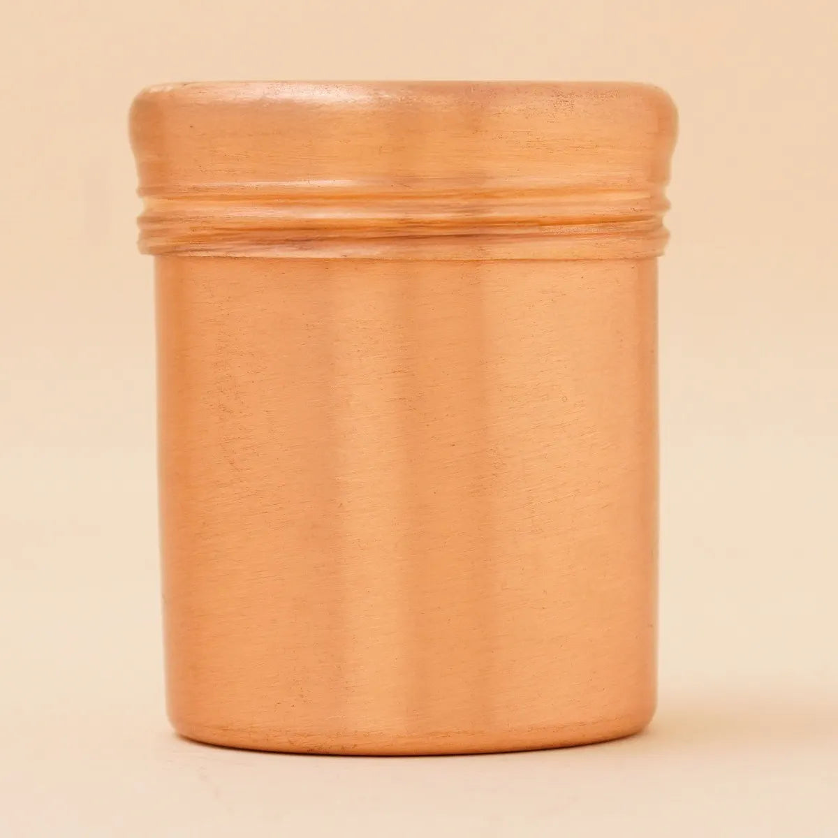 Copper Vibhuti Storage Pot (Tall) - Trigun