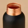 Copper Water Bottle - Black & Yellow 950 ml