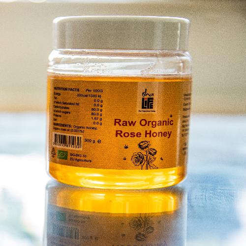 Isha Raw Organic Rose Honey