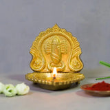 Linga Bhairavi Brass Lamp