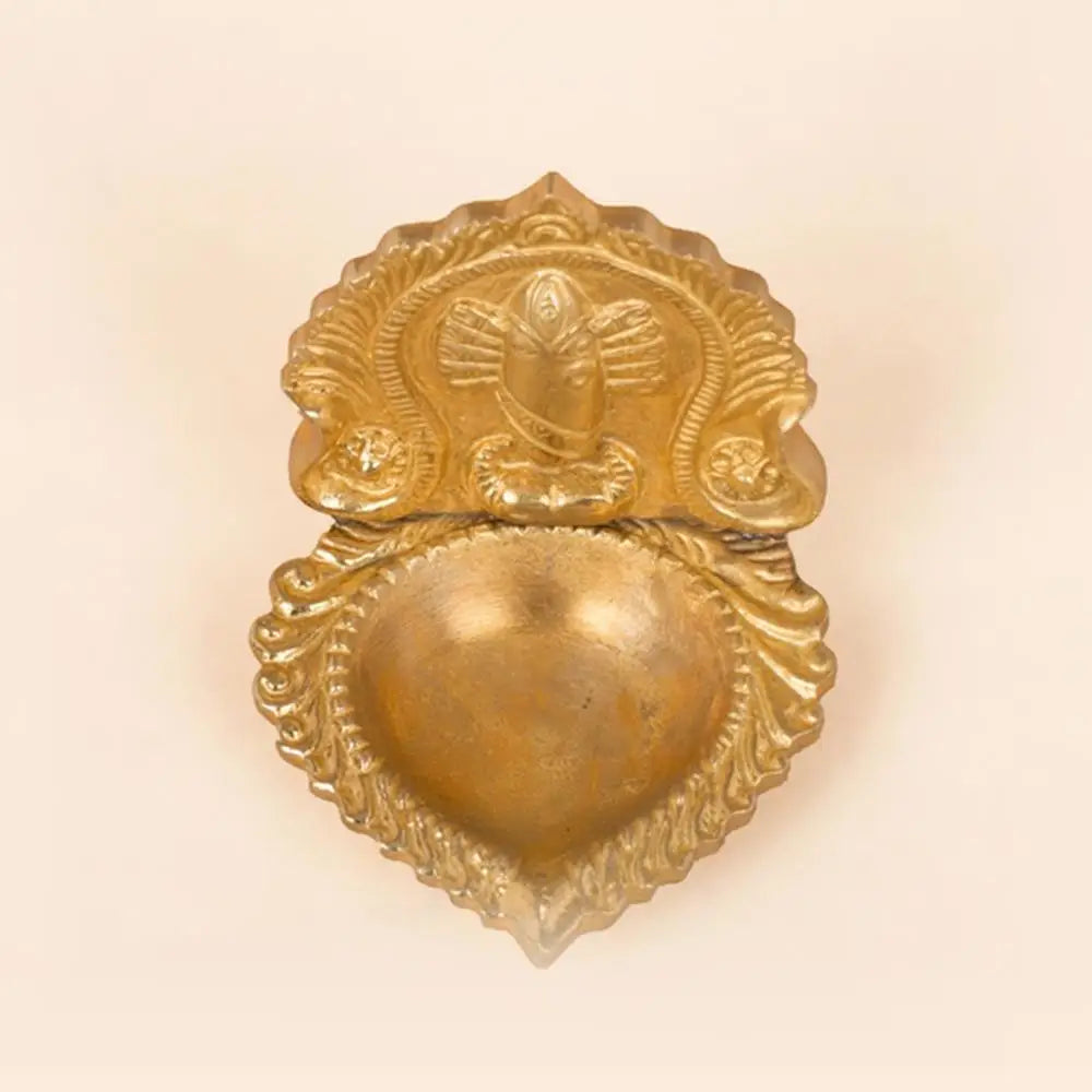 Linga Bhairavi Brass Lamp