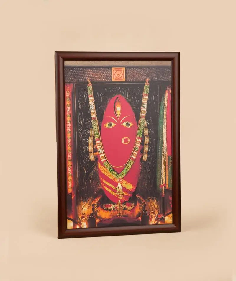 Linga Bhairavi Photo with Bangles - Kumkum (12"X18")