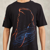 Miracle of Mind Black Cotton T-Shirt - Sadhguru