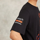 Miracle of Mind Black Cotton T-Shirt - Sadhguru