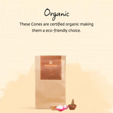 Handmade Natural Ether Fragrance Cone, 20 Pcs