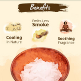 Camphor, less smoke