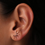 Surya Chandra Copper Earring