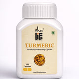 Turmeric Powder in Vegetarian Capsules, 100 pcs