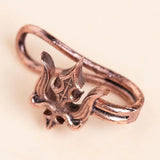 Unisex Trishul Ear Cuff - Copper