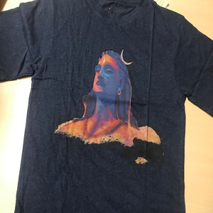 T-Shirt Adiyogi Melange Vibrant Indigo