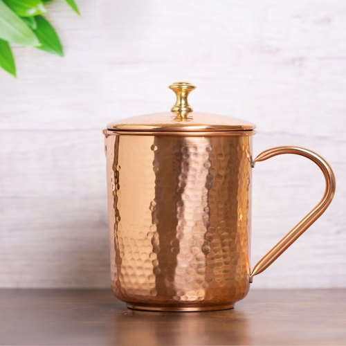 Hammered Copper Water Jug