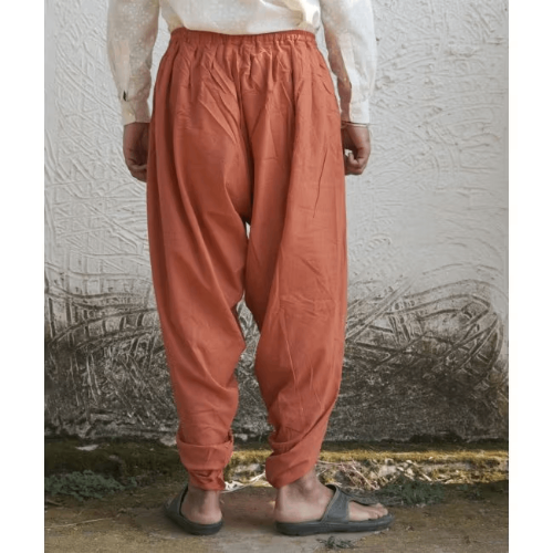 Dhoti Pant Cotton Rust