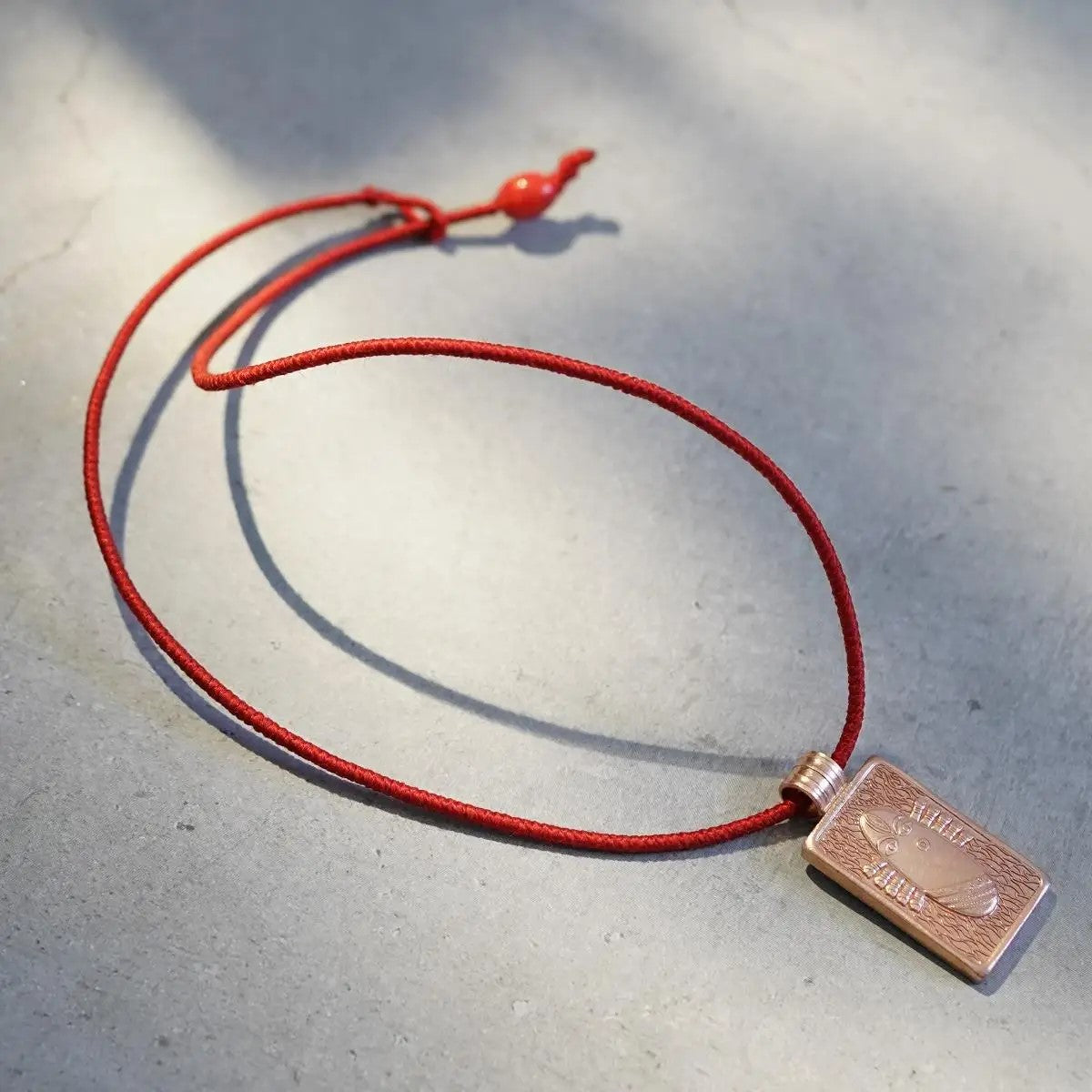 Linga Bhairavi Pendant Red Rope