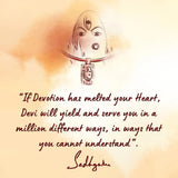 Linga Bhairavi Pendant Red Rope