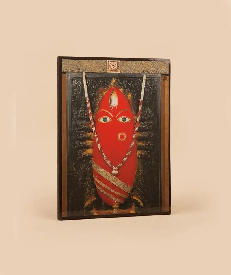 Linga Bhairavi Photo (6"W x 8"H; with backstand)